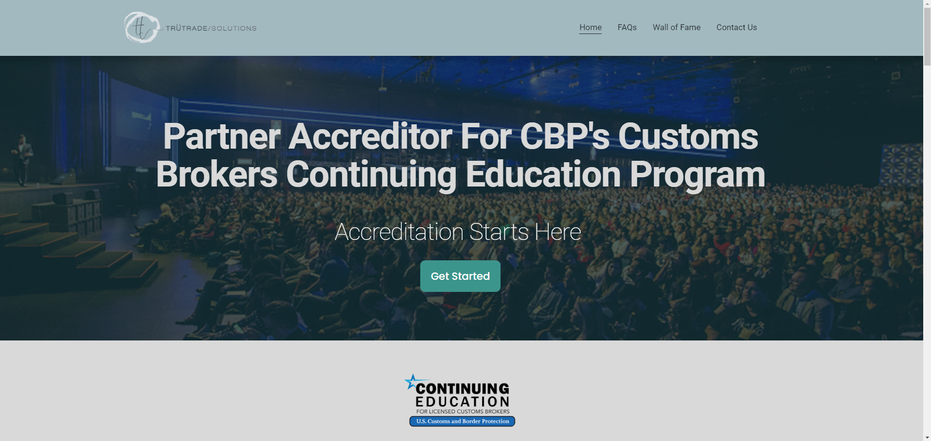TruTrade Solutions CBP Accreditation Platform
